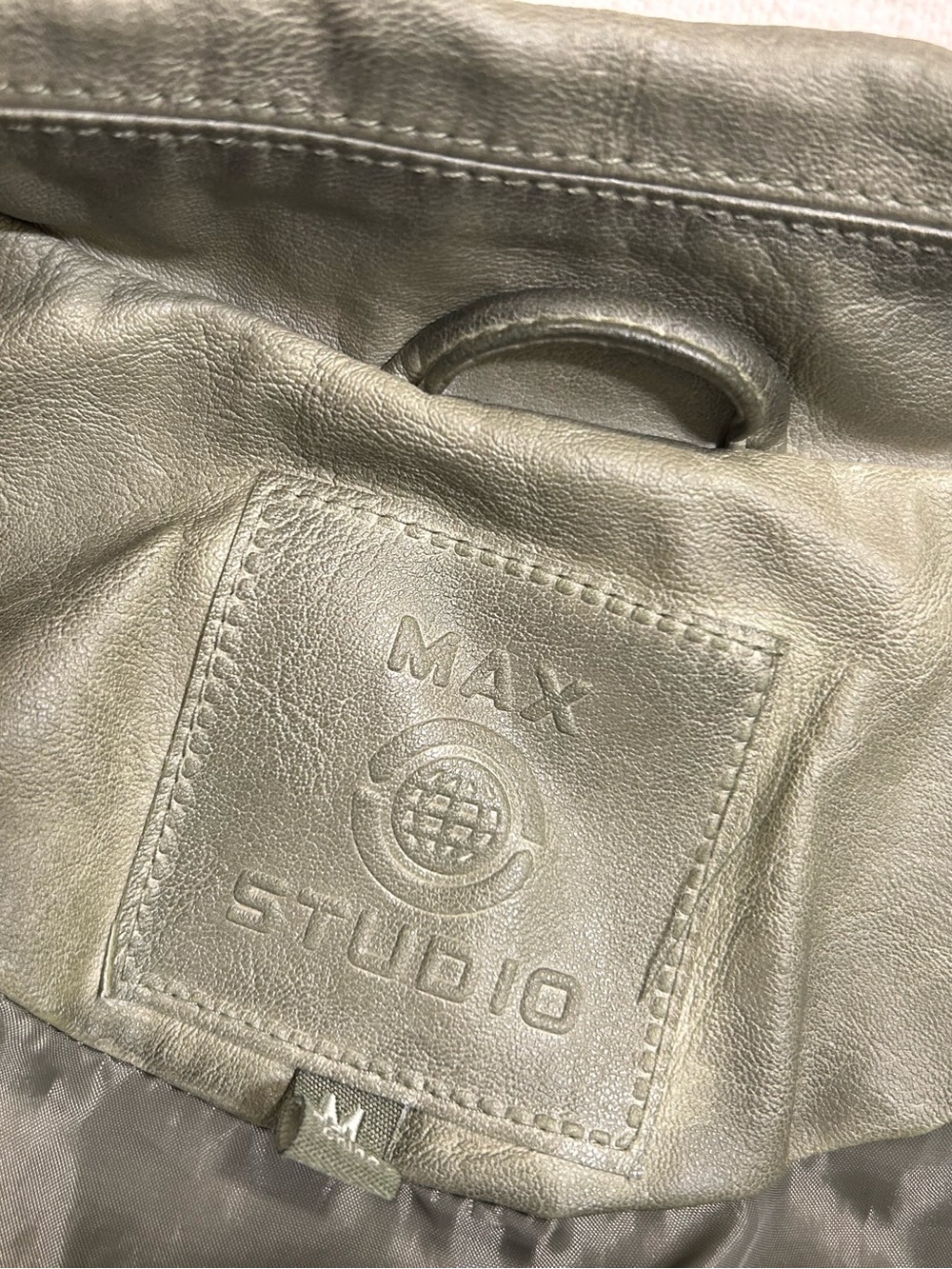 Max Studio Leather Jacket Size Small - Picture 9 of 10